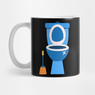 Hand Drawn "Toilet Closet" Mug